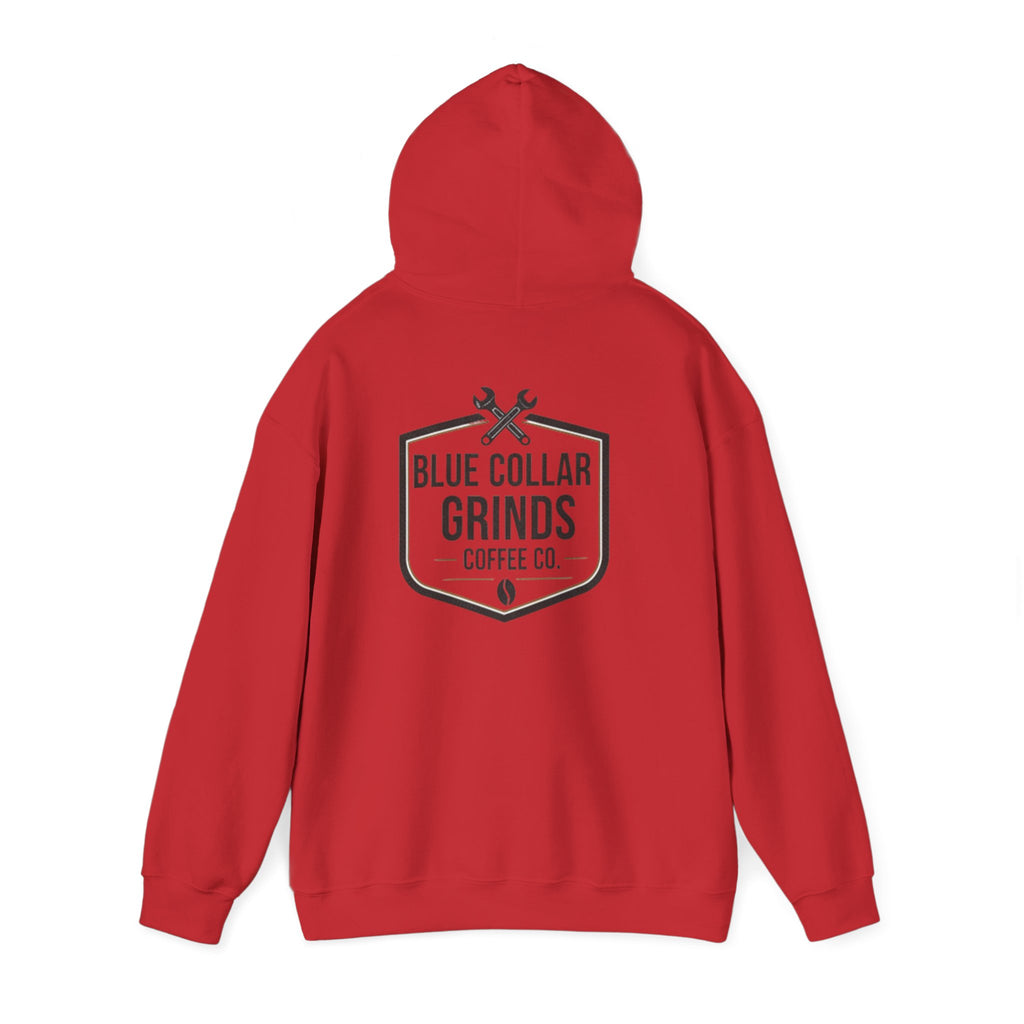 Blue Collar Grinds Coffee Co. Hoodie – Logo Hoodie