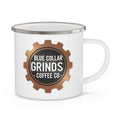 Blue Collar Grinds Coffee Co. Enamel Camping Mug