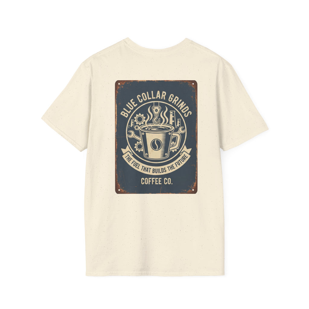 Blue Collar Grinds Coffee Co. T-Shirt – Retro Coffee Company Tee