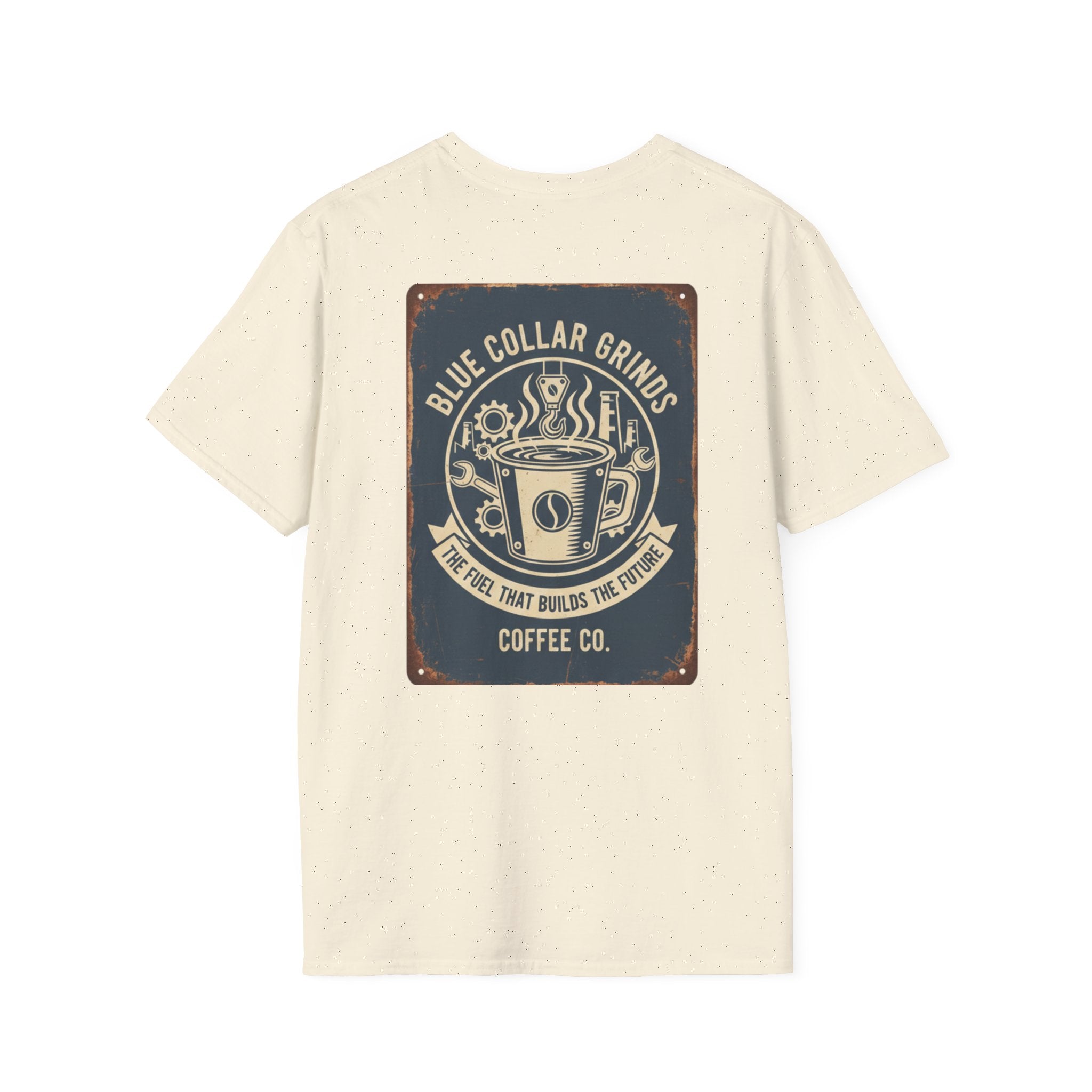 Blue Collar Grinds Coffee Co. T-Shirt – Retro Coffee Company Tee