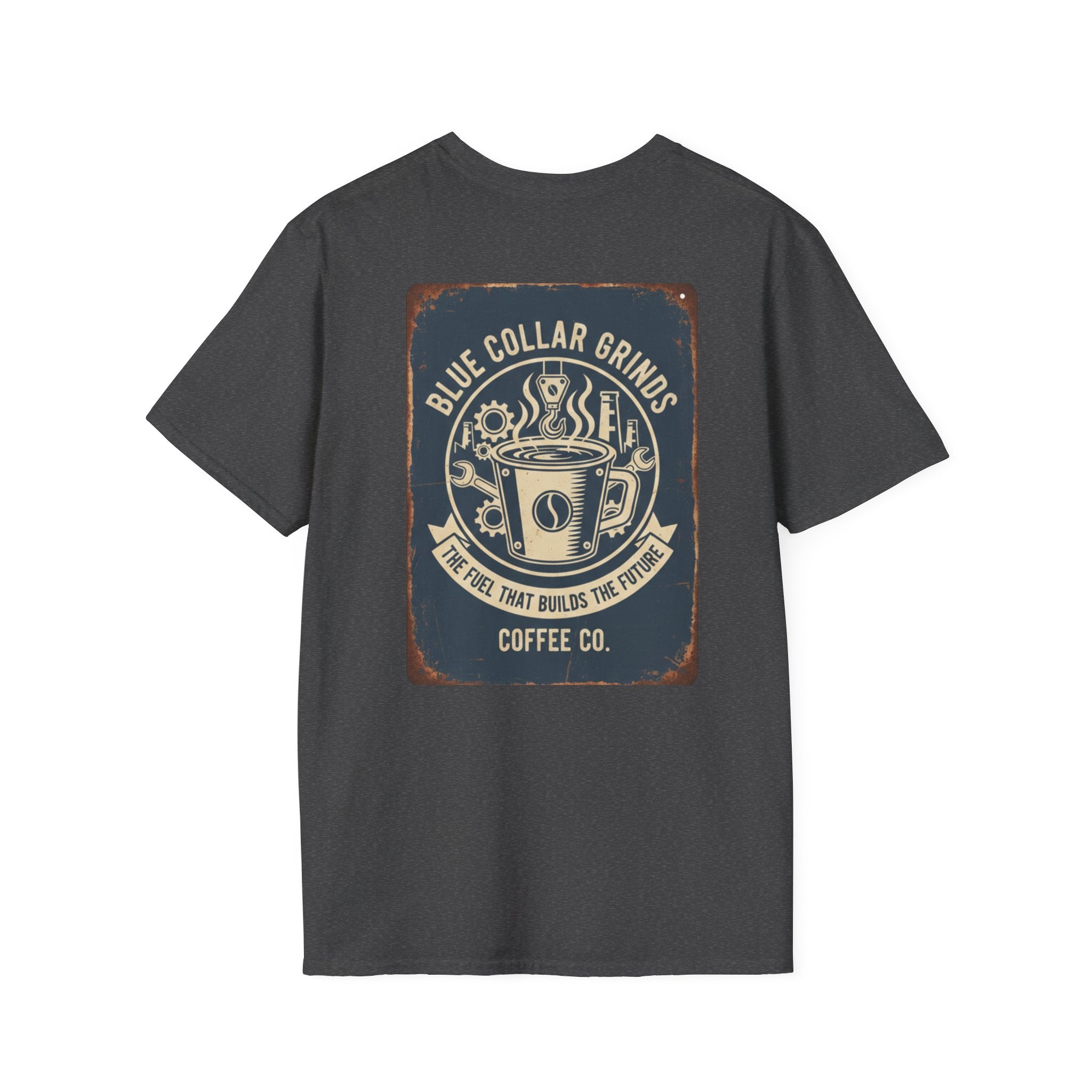 Blue Collar Grinds Coffee Co. T-Shirt – Retro Coffee Company Tee