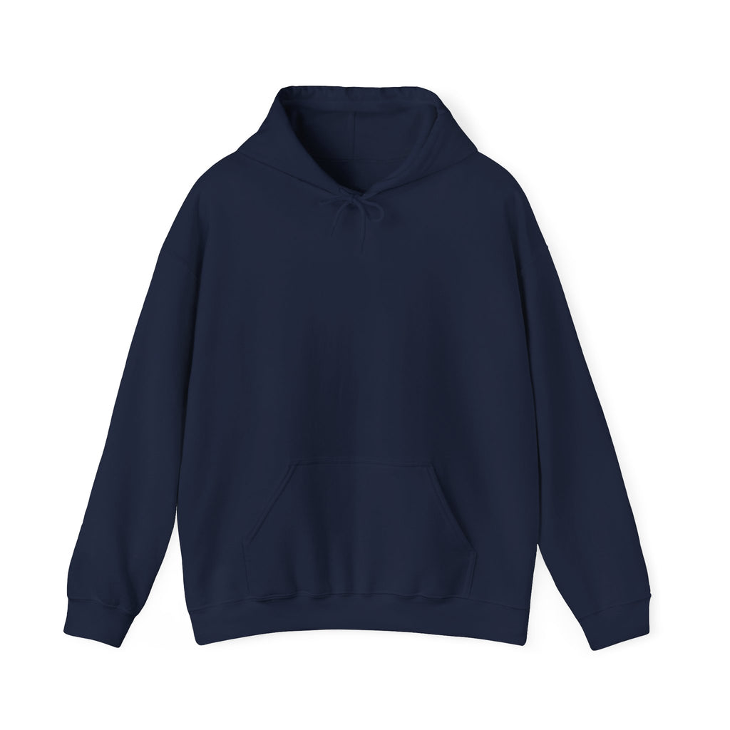 Blue Collar Grinds Coffee Co. Vintage Logo Hoodie — Retro Coffee Shop Sweatshirt