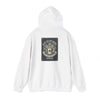Blue Collar Grinds Coffee Co. Vintage Logo Hoodie — Retro Coffee Shop Sweatshirt