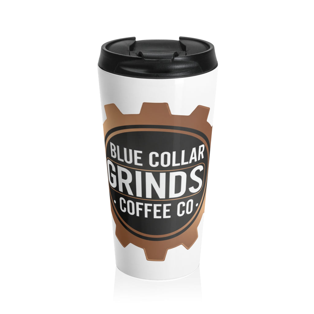 Blue Collar Grinds Coffee Co. Stainless Steel Travel Mug — Gear