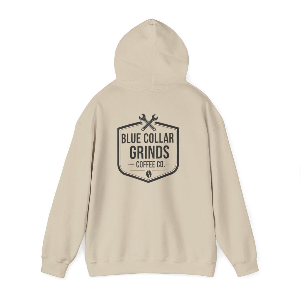 Blue Collar Grinds Coffee Co. Hoodie – Logo Hoodie