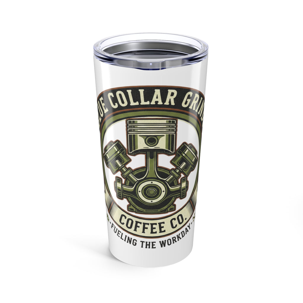 Blue Collar Grinds Coffee Co. 20oz Insulated Travel Mug — Mechanical Piston