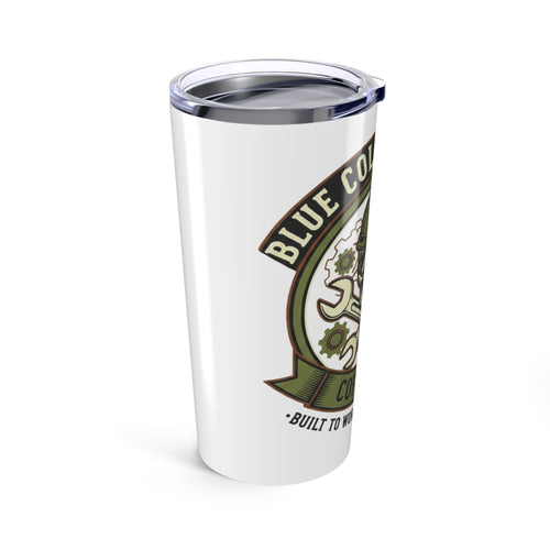 Blue Collar Grinds Coffee Co. 20oz. Insulated Travel Mug — Skull Logo