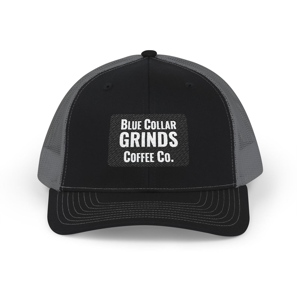 Blue Collar Grinds Coffee Co. Embroidered Trucker Hat