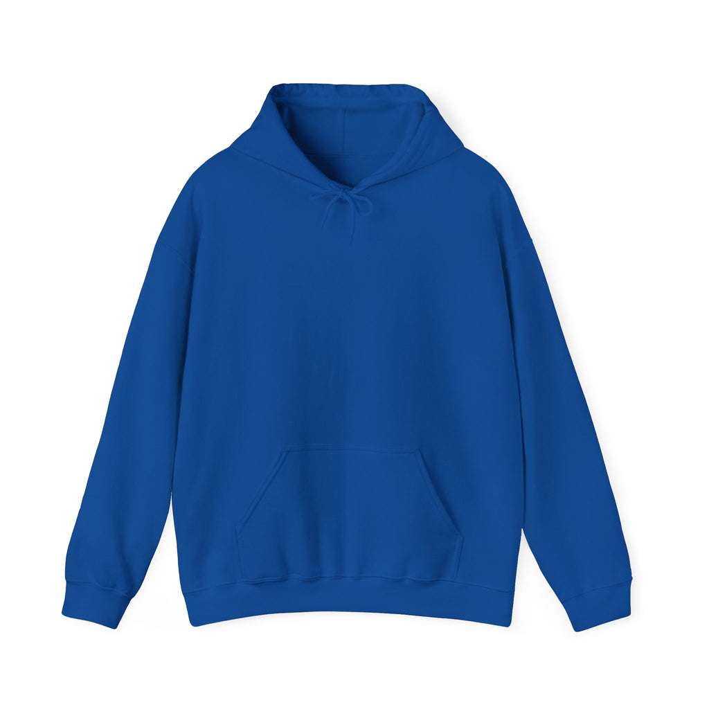 Blue Collar Grinds Coffee Co. Vintage Logo Hoodie — Retro Coffee Shop Sweatshirt
