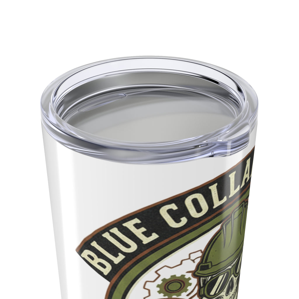 Blue Collar Grinds Coffee Co. 20oz. Insulated Travel Mug — Skull Logo