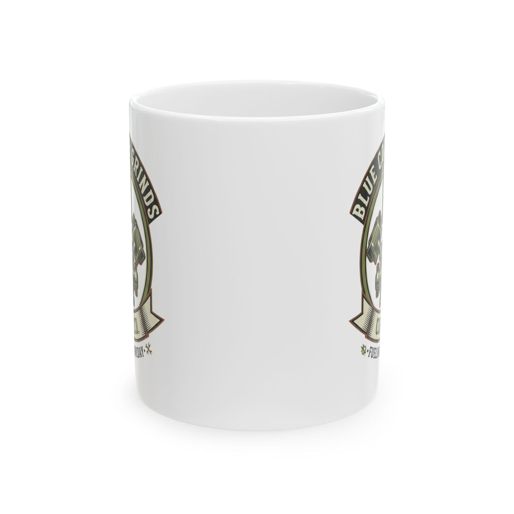 Blue Collar Grinds Coffee Co. Ceramic Mug - Engine (11oz, 15oz)