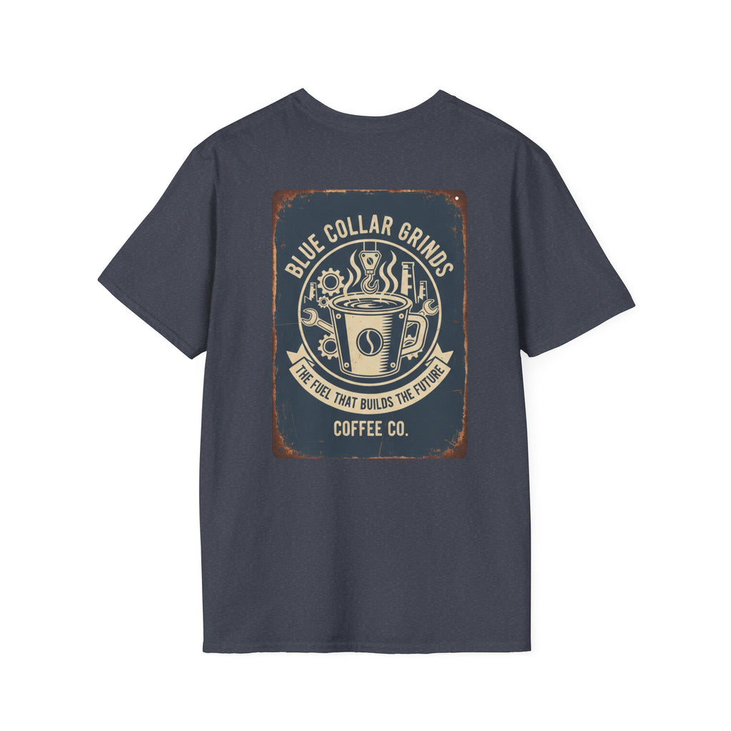 Blue Collar Grinds Coffee Co. T-Shirt – Retro Coffee Company Tee