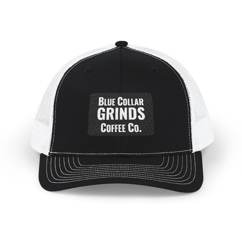 Blue Collar Grinds Coffee Co. Embroidered Trucker Hat