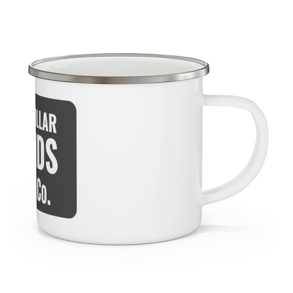 Blue Collar Grinds Coffee Co. Rustic Travel Coffee Cup for Workers & Outdoors