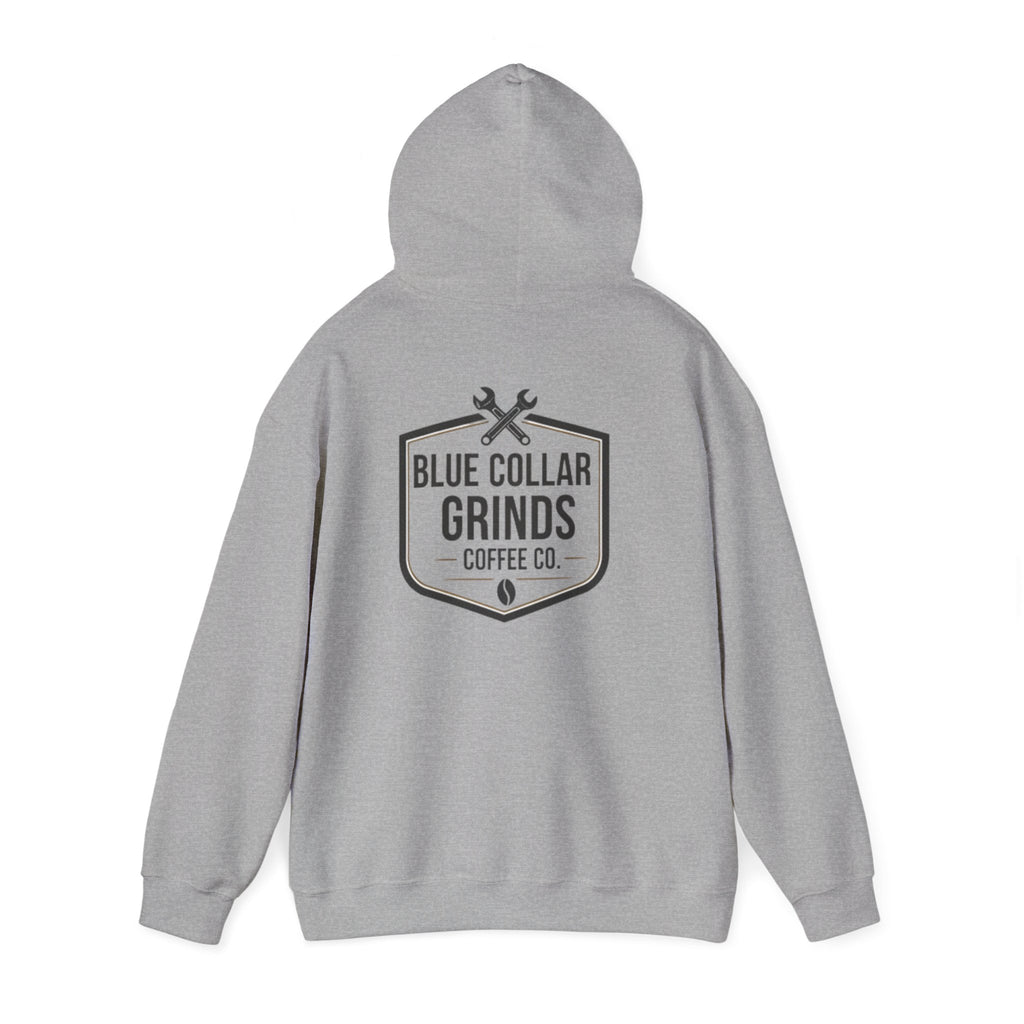 Blue Collar Grinds Coffee Co. Hoodie – Logo Hoodie