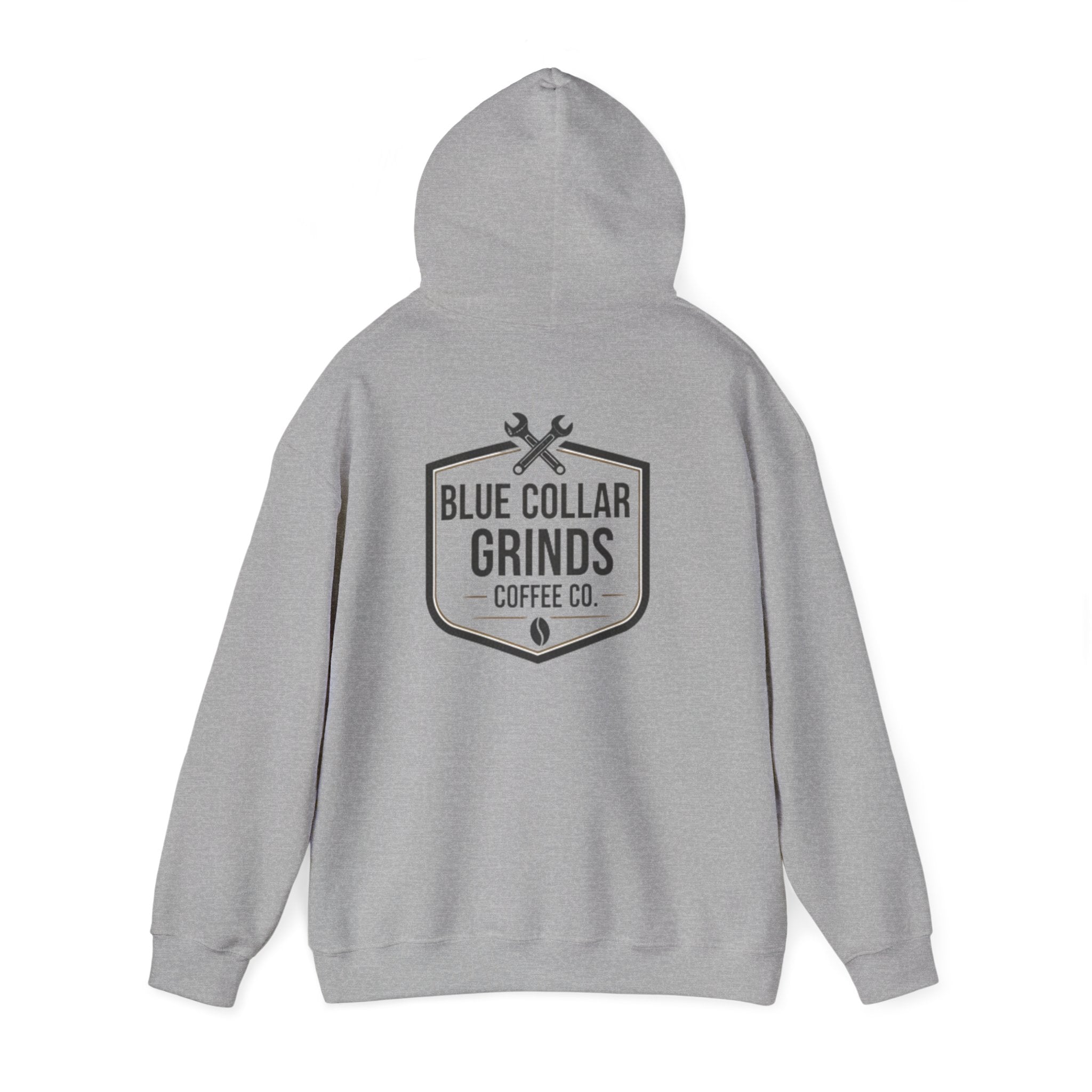 Blue Collar Grinds Coffee Co. Hoodie – Logo Hoodie