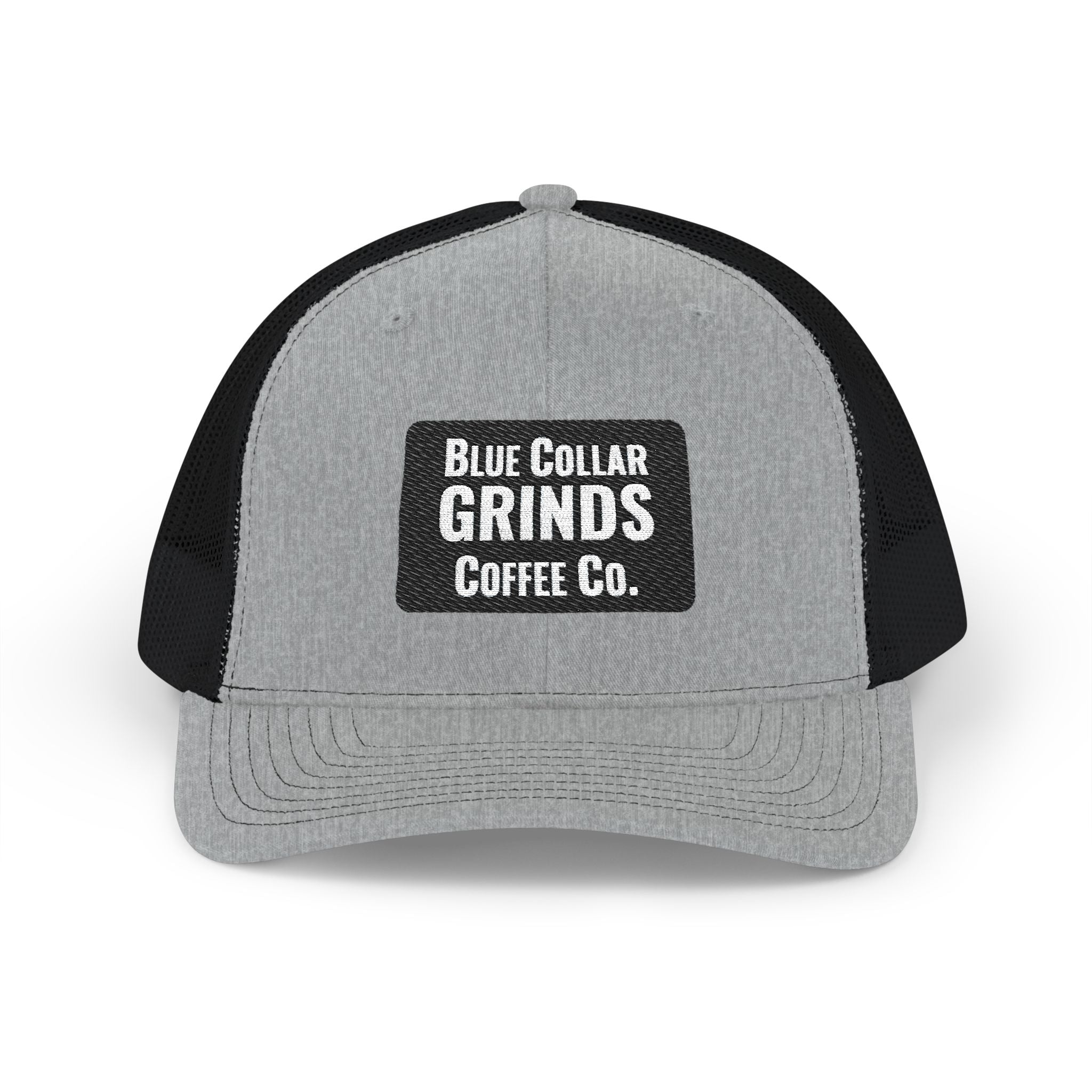 Blue Collar Grinds Coffee Co. Embroidered Trucker Hat
