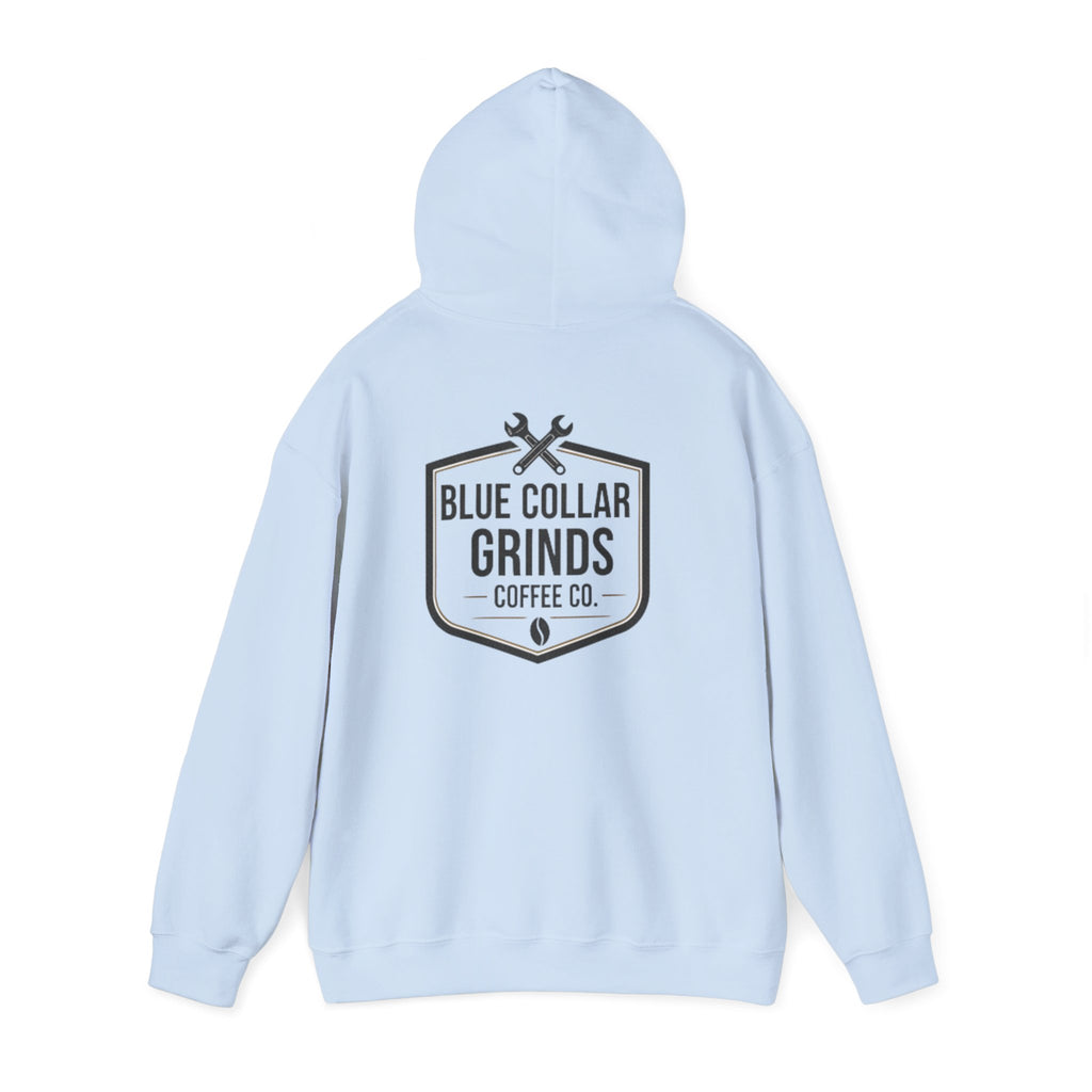 Blue Collar Grinds Coffee Co. Hoodie – Logo Hoodie