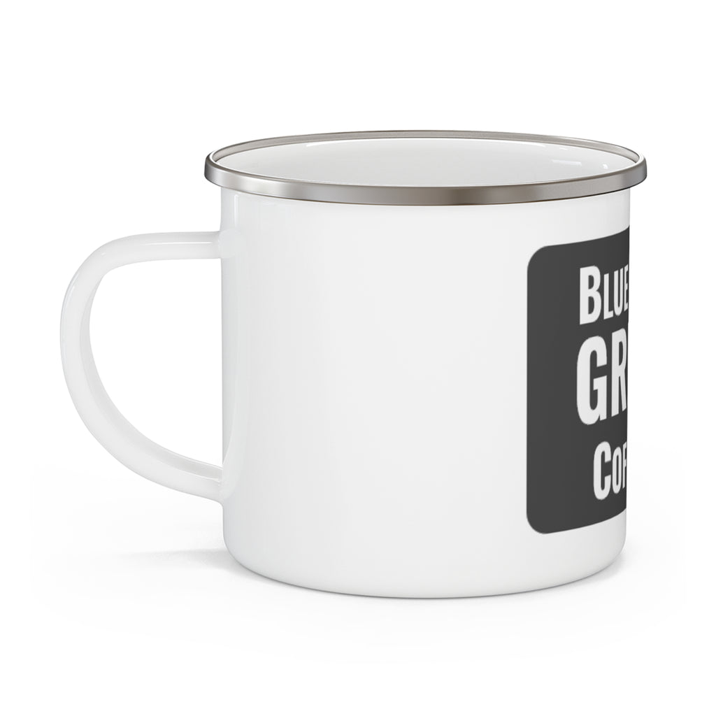 Blue Collar Grinds Coffee Co. Rustic Travel Coffee Cup for Workers & Outdoors