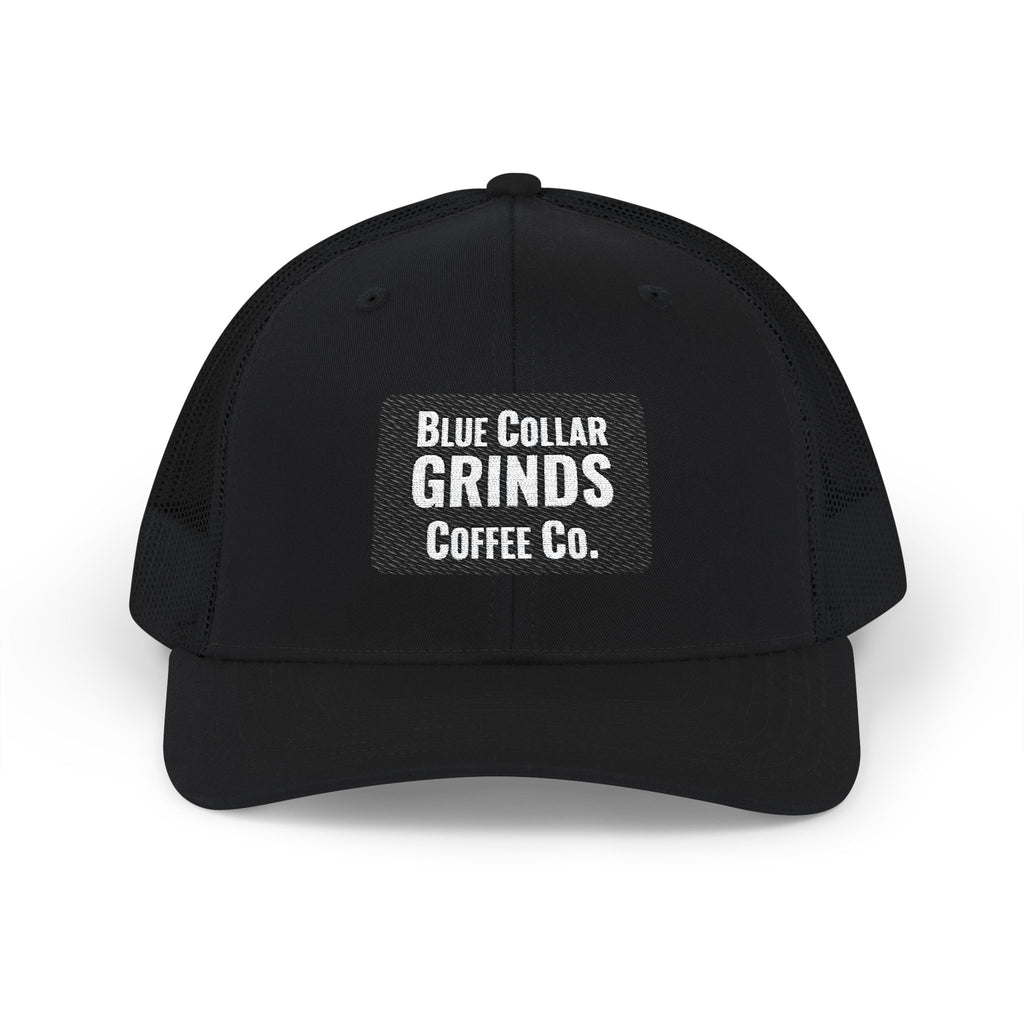 Blue Collar Grinds Coffee Co. Embroidered Trucker Hat