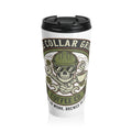 Blue Collar Grinds Coffee Co. Stainless Steel Travel Mug - Skull & Tools