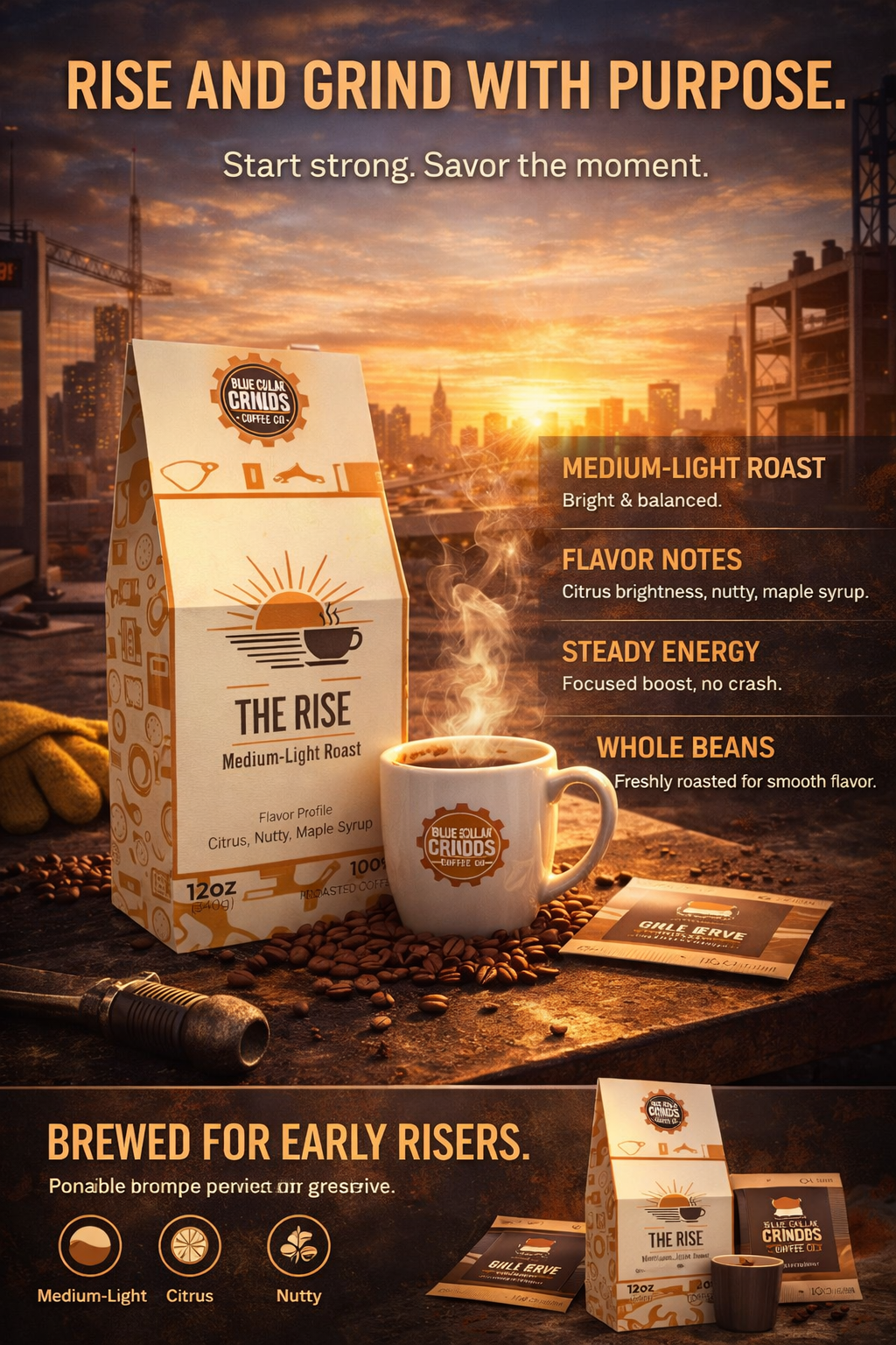 The Rise - Medium-Light Roast