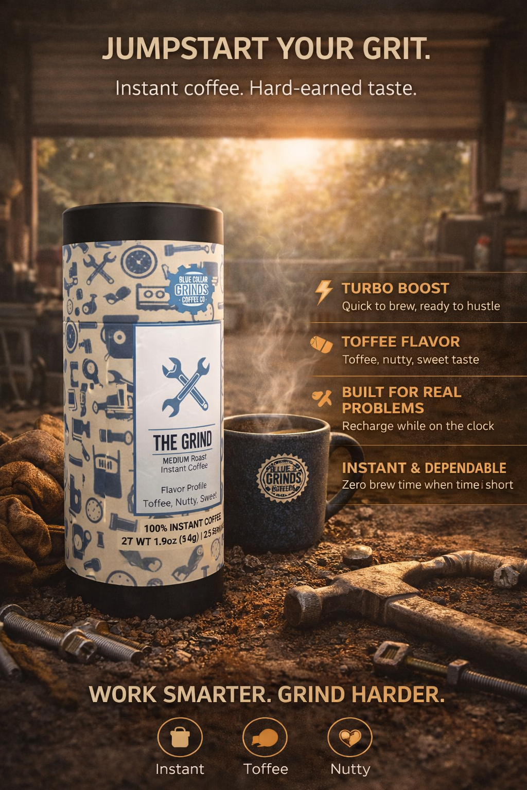 The Grind - Medium Roast Instant Coffee